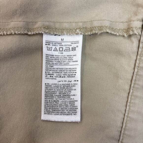 Chore Coat Field Barn Utility Cargo Jacket Canvas Khaki Med Old Navy - Picture 11 of 16